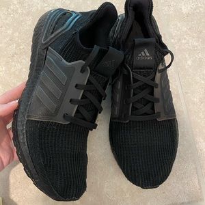 Adidas ultra boost 19 triple black Womans Sz 8